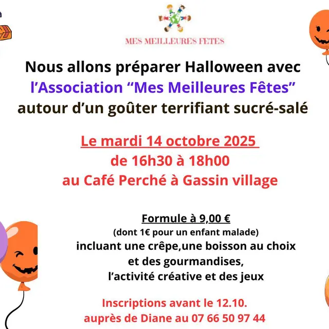 Gouter terrifiant d'Halloween au Café Perché_Gassin