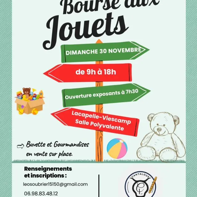 Bourse aux jouets à Lacapelle Viescamp_Lacapelle-Viescamp