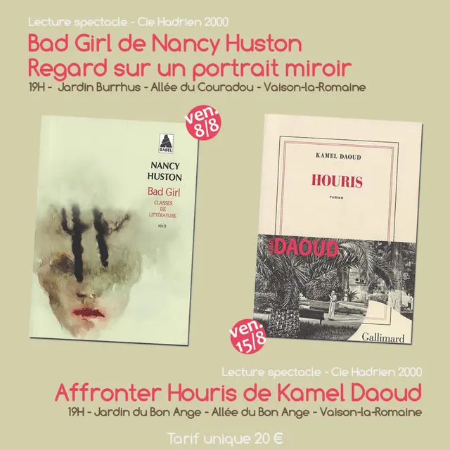 Lecture - Spectacle 'Bad Girl' - Les capsules d'Hadrien 2000_Vaison-la-Romaine