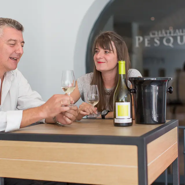 dégustation - Chateau Pesquié