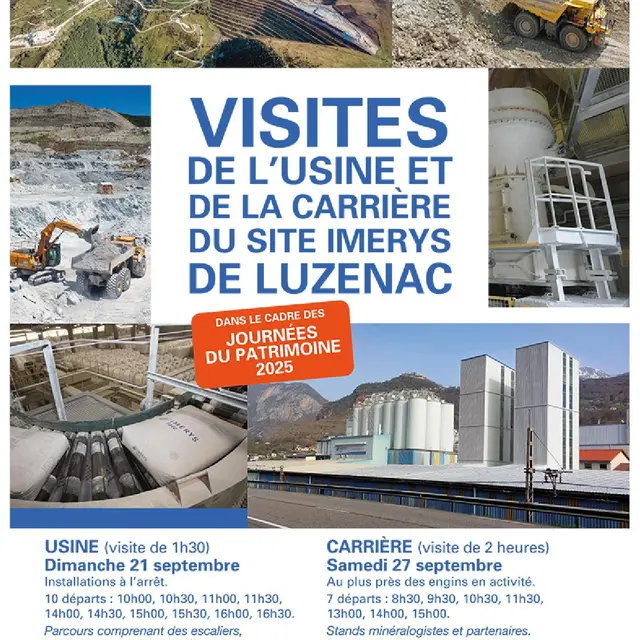 Visite de la carrière de Talc_Luzenac