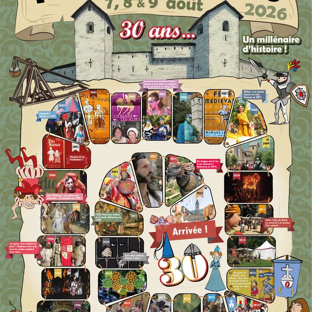 Fête Médiévale 30 ans, 1 millénaire d'histoire_Colmars
