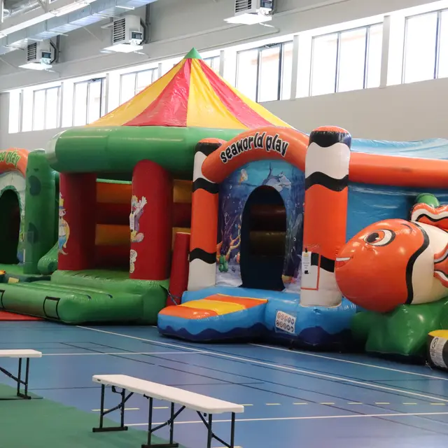 Les structures gonflables des vacances_Megève