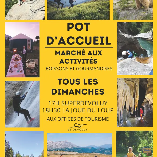 Pot d'accueil - marché aux activités_La Joue du Loup