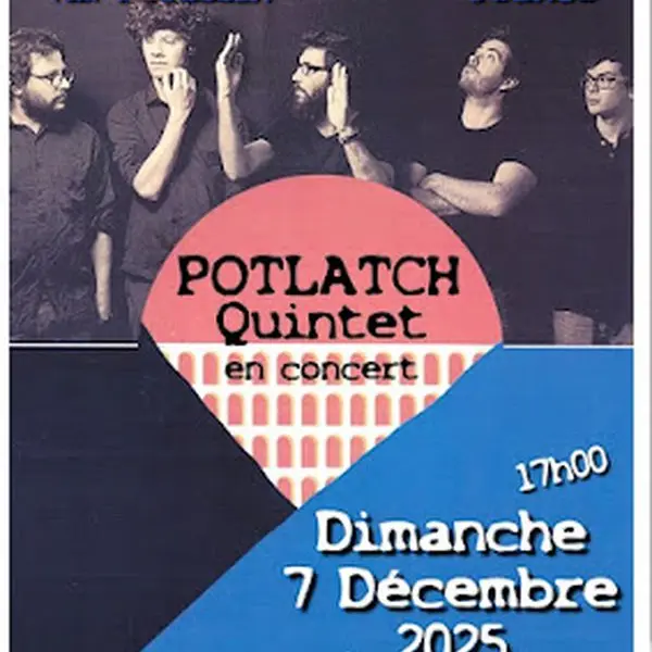 Concert Potlatch Quintet  - Hall Blues Club_Pélussin