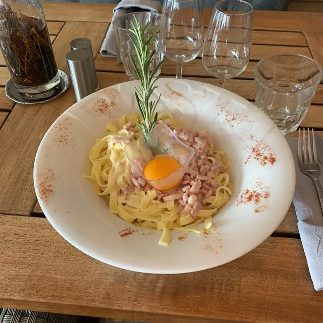 Tagliatelle carbonara