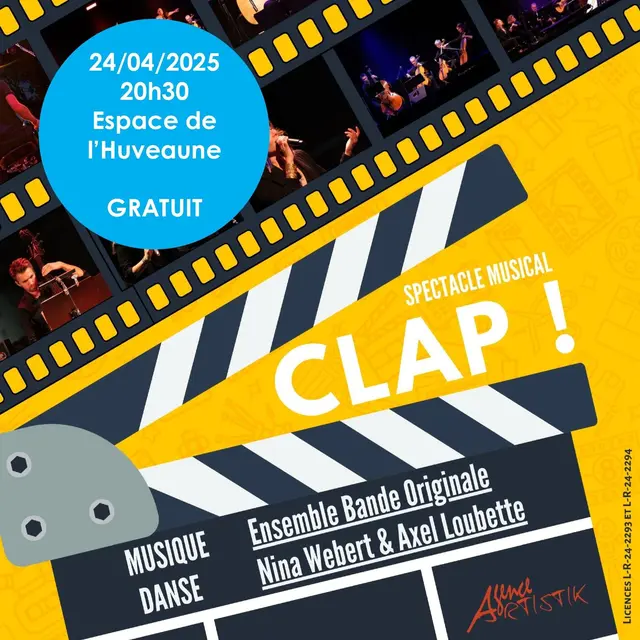Spectacle musical Clap !_La Penne-sur-Huveaune