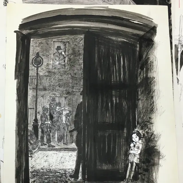 Cabu, dessins de  la rafle du vel d’hiv_Vichy