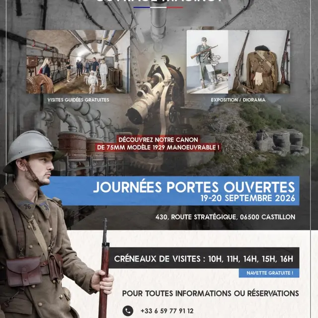 Journées Européennes du Patrimoine - Visite du Fort de Castillon -_Castillon