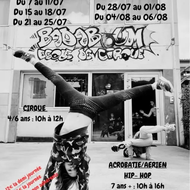Stage vacances de été Aérien Acrobatie - Badaboum_Vaison-la-Romaine