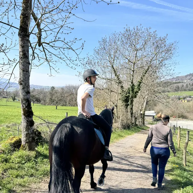 Randonnée à Cheval avec l'école d'équitation de Peillonnex_Peillonnex