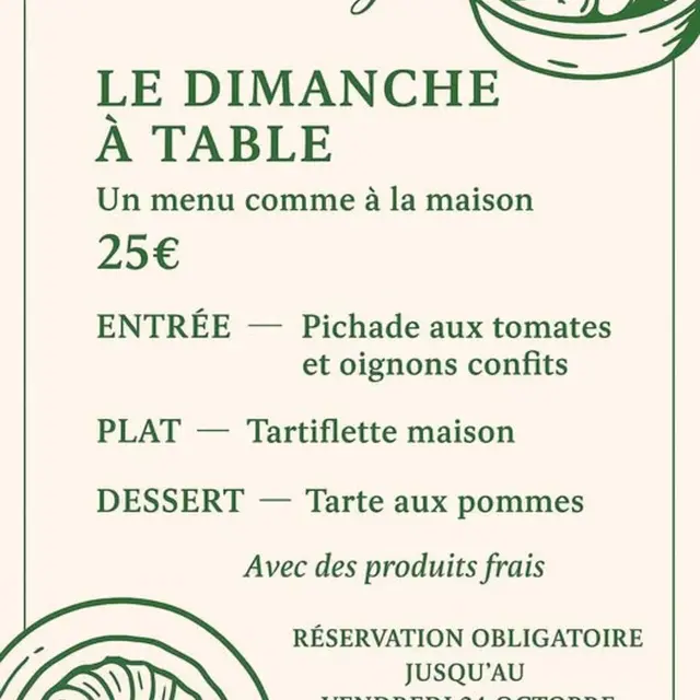 Le dimanche à table - Casa Roya_Breil-sur-Roya