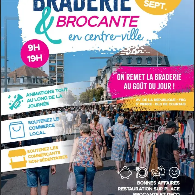 Braderie et brocante en centre-ville de Montluçon_Montluçon