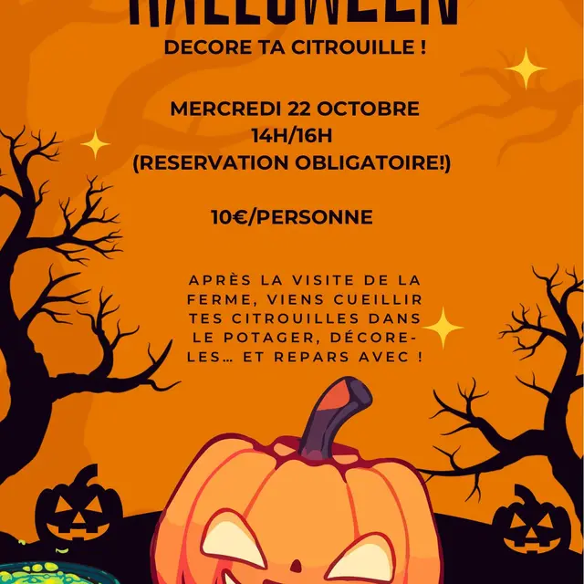 Atelier Halloween à la ferme de P.A.N._Arignac