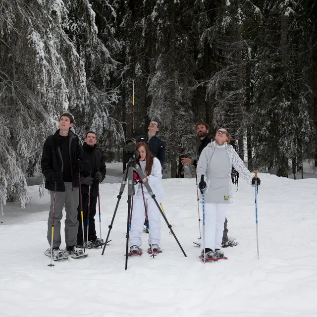 Randonnée accompagnée en raquettes : Observation de la faune en milieu forestier_Taninges