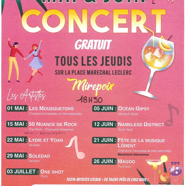 Concert Mai & Juin_Mirepoix