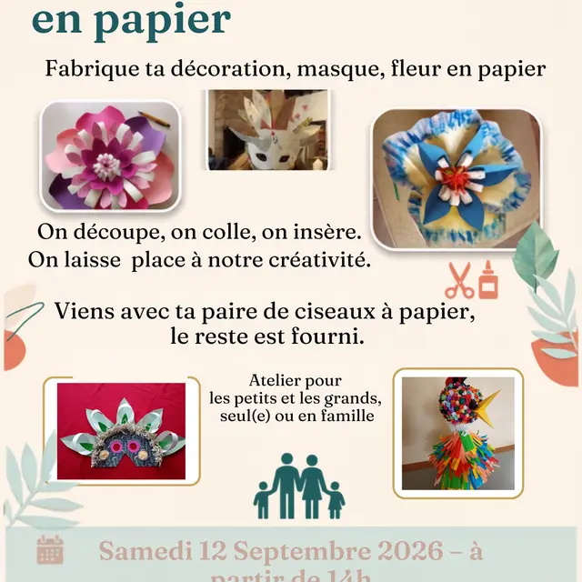 Atelier de décoration en papier_Félines
