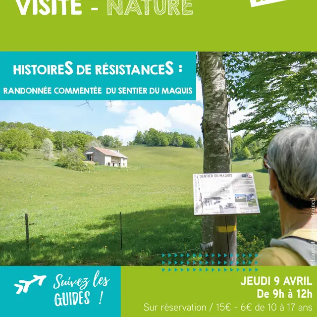 HistoireS de RésistanceS : randonnée commentée du sentier du Maquis, sur le Plateau de Retord
