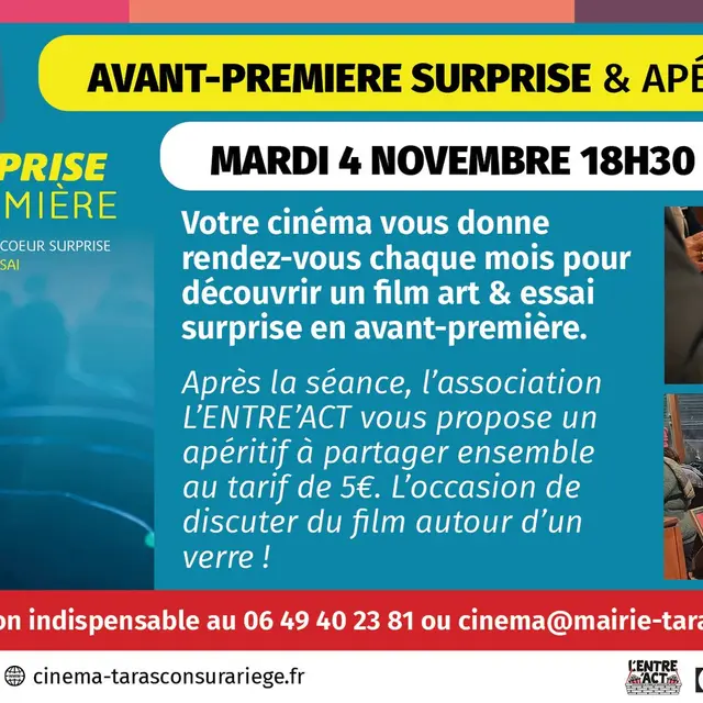 Cinéma film SURPRISE en avant première_Tarascon-sur-Ariège