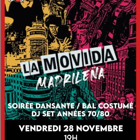 Movida Espanola : soirée dansante et bal masqué années 70-80_Avignon