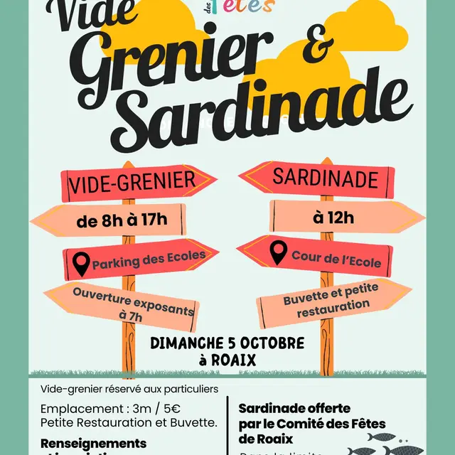 Vide Grenier & Sardinade_Roaix