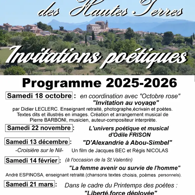 Invitations Poétiques_Valensole