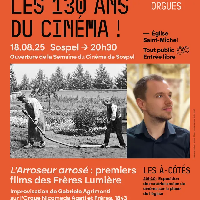 Festival international La Route royale des orgues 2025 : L'orgue fait son cinéma_Sospel