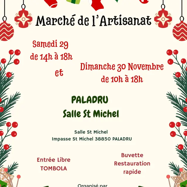 Affichede de l'évènement