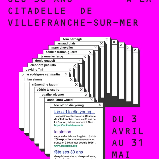 Exposition Too Old to Die Young_Villefranche-sur-Mer