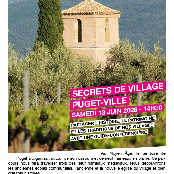 Balade commentée Secrets de village_Puget-Ville