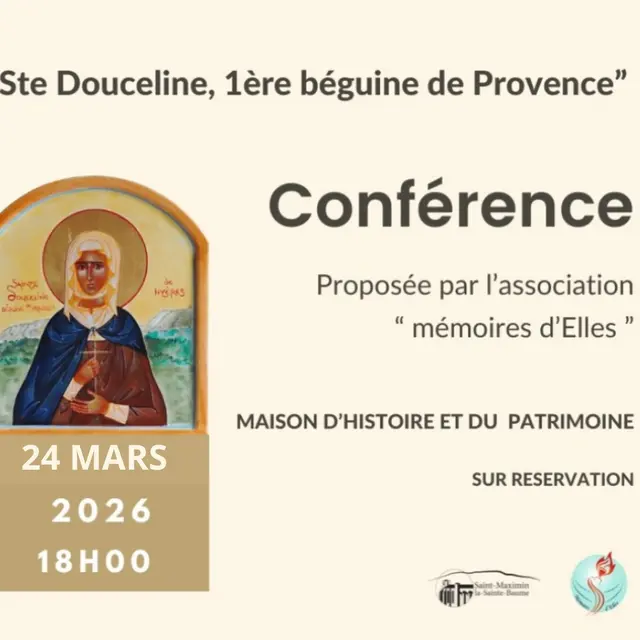 Conférence : Sainte Douceline, première béguine de Provence_Saint-Maximin-la-Sainte-Baume