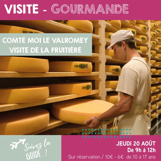 Visite gourmande : Comté moi le Valromey, visite découverte de la Fruitière du Valromey_Arvière-en-Valromey