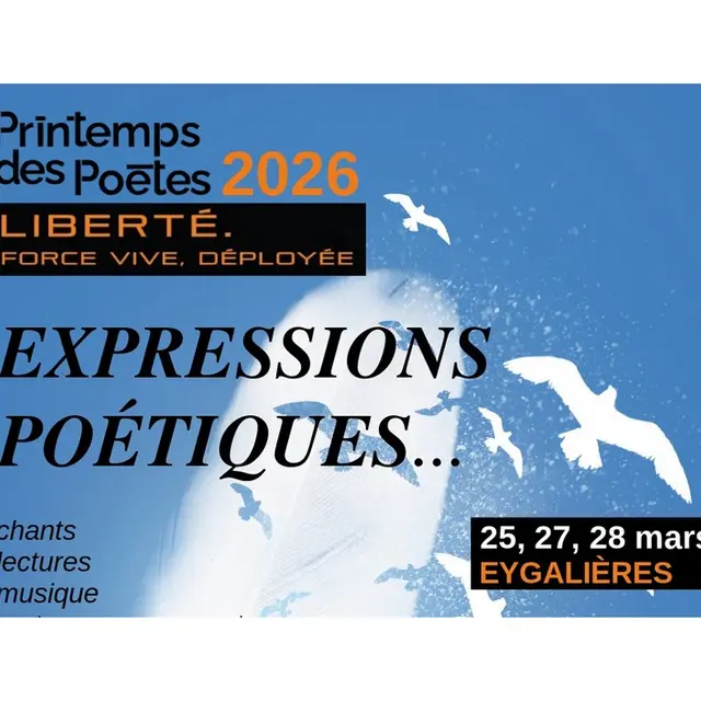 Le Printemps des Poètes à Eygalières 25.03 au 28.03.26