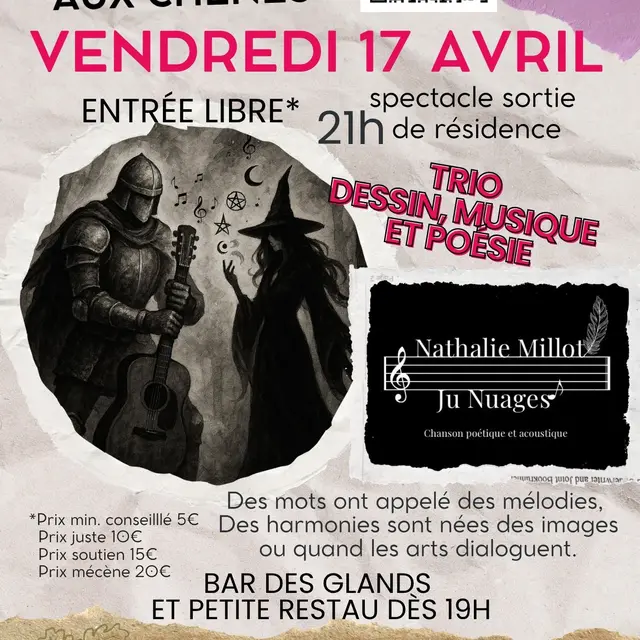Affiche sortie de résidence 17 avril 2026