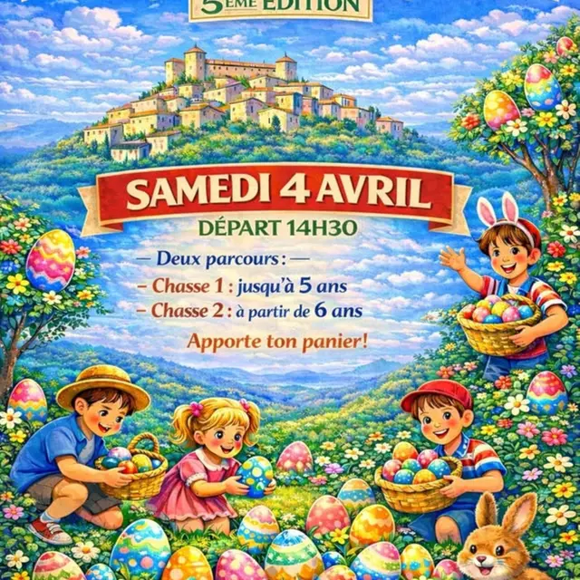 Chasse aux œufs de Pâques, 5 -ème édition_Callian