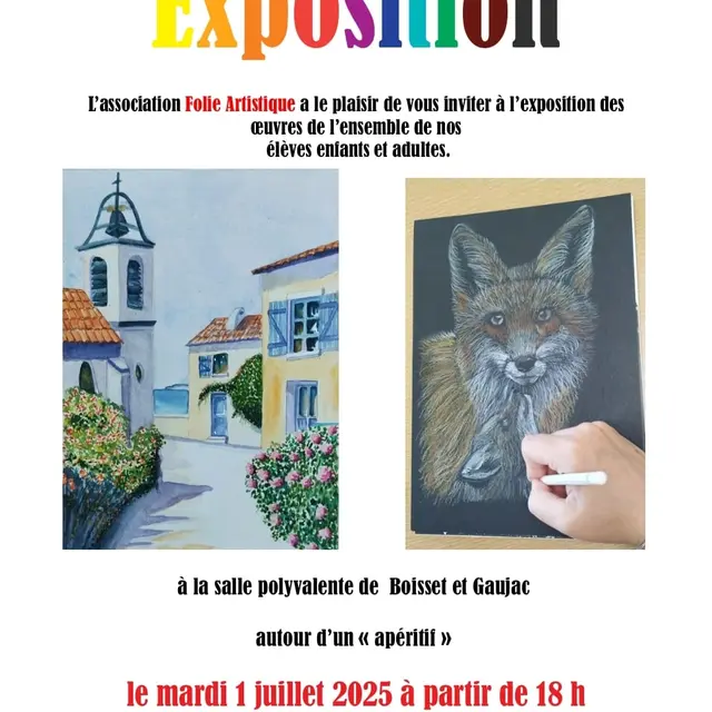 Exposition  de peintures_Boisset-et-Gaujac