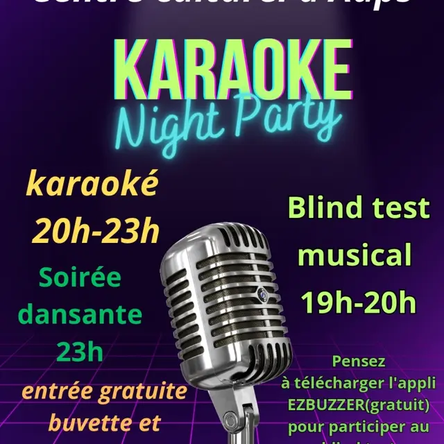 Soirée karaoké_Aups