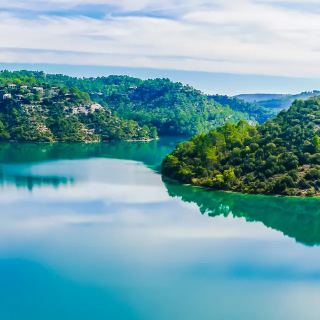 Tour du Lac d'Esparron
