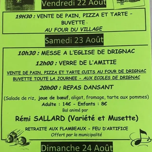 Drignac en fête_Ally