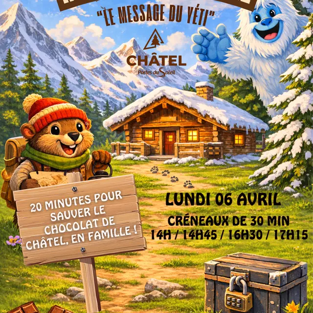 Mini escape game Le message du Yéti_Châtel