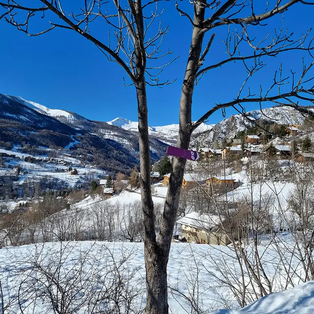 Parcours raquettes de Vacheresse