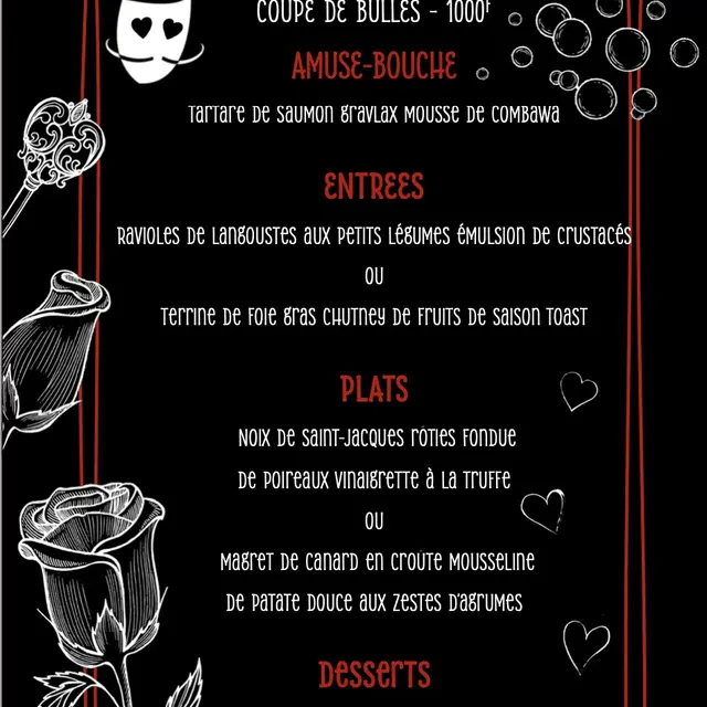 Saint Valentin - Café Del Pap's_Nouméa