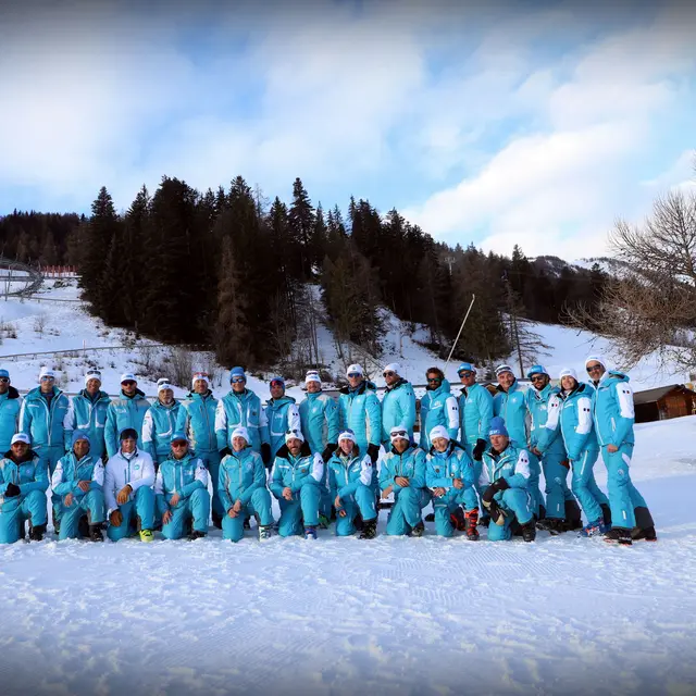 École de ski de Pra Loup : ski alpin assis_Pra Loup 1600