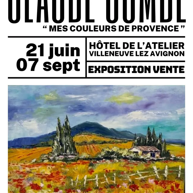 Exposition de peinture de Claude Combe_Villeneuve-lez-Avignon