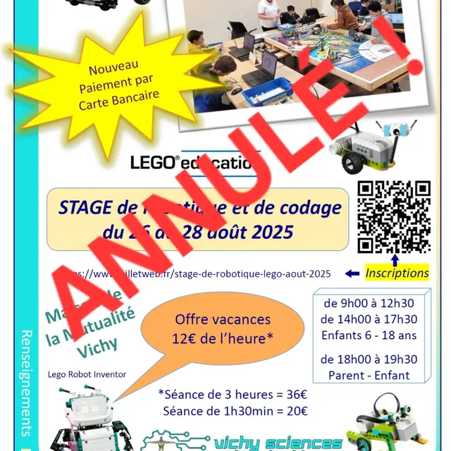 Stages robotique et programmation_Vichy