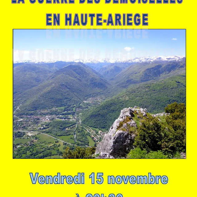 Conférence La guerre des demoiselles en Haute Ariège_Verdun