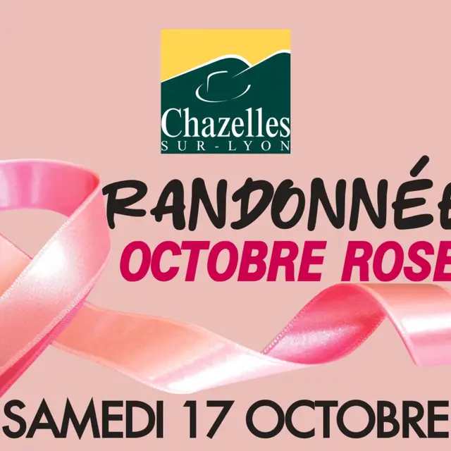 Randonnée octobre rose_Chazelles-sur-Lyon