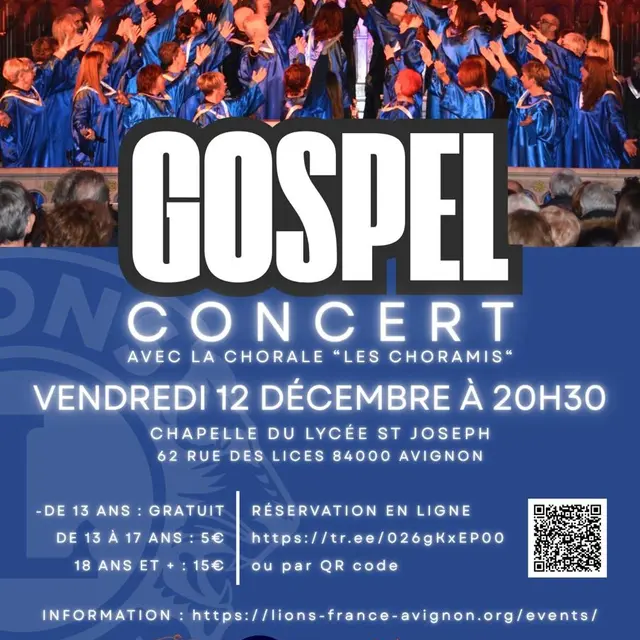 Concert gospel avec la chorale Les ChorAmis_Avignon