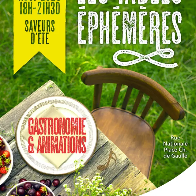 Les Tables éphémères saveurs d'été_Évian-les-Bains