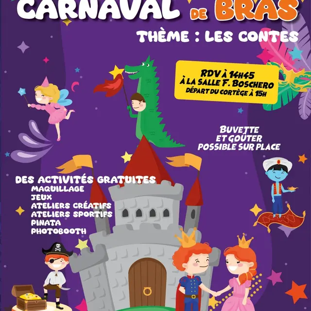 Carnaval, défilé, ateliers thématiques_Bras